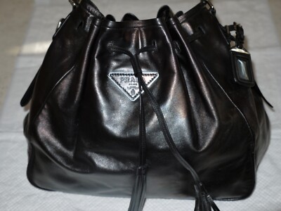 Prada Luxe Bucket Bag  Leather Large