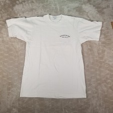 VTG Hacienda Del Lago Tahoe City California Shirt Sz M Fruit of the Loom Parrot