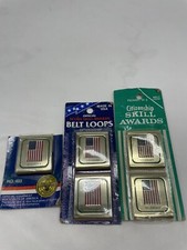 Vintage 3 Carded Boy Scouts of America BSA Citizenship Skill Award  Belt Loops