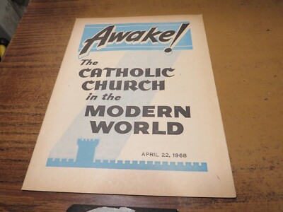 Awake Mag Awake Magazine Watchtower April 22 1968 | eBay