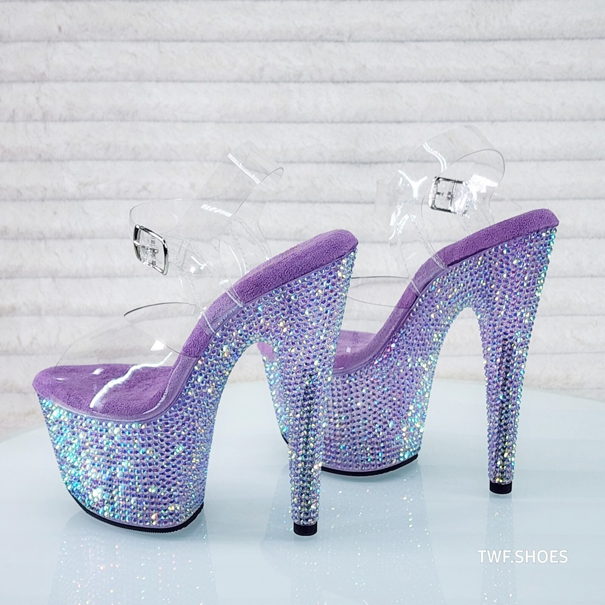 Bejeweled 708RS Rhinestone Platform 7