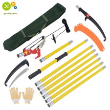 27 Feet Manual Pole Saw For Tree Trimming Wit...