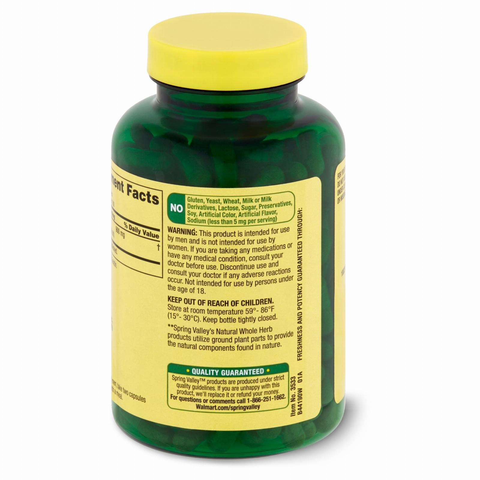 Saw Palmetto 450 Mg Whole Herb Prostate Supplement Urinary Health, 200 Capsules eBay