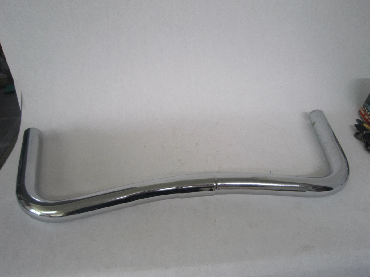 Guidon City Relevé 25,4mm Acier Chrome L550mm H100mm pas cher