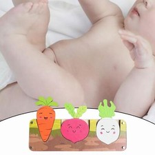 Wooden Busy Board DIY Accessories Pull Carrots Puzzle Child Busy Board DIY Parts
