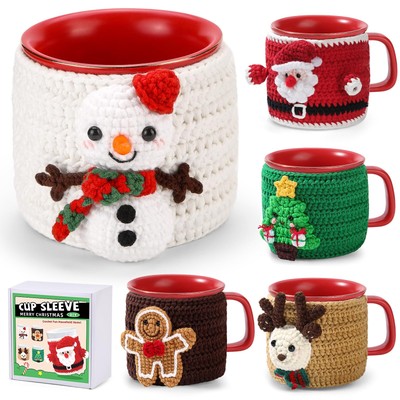 Nitlak Crochet Kits for Beginners, Christmas Crochet Kits,Crochet Starter Kit