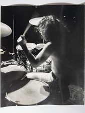 Deep Purple Photo Ian Paice Barrie Wentzel Stamped 29cm x 24cm Promo circa 1970