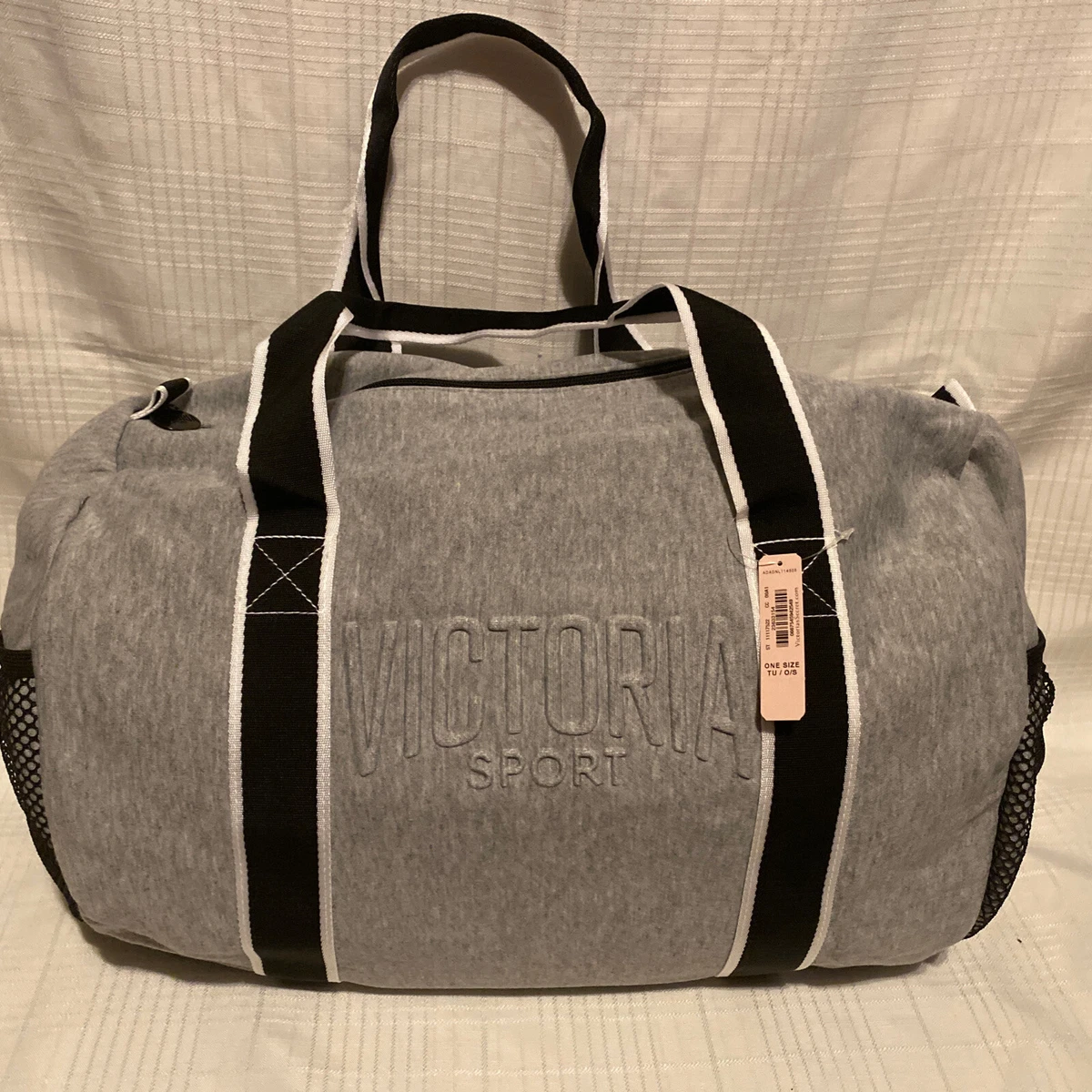 Victoria Secret Sports Gym Bag Color Gray New