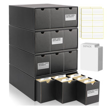 8000 Trading Cardboard Card Collection Storage Box 12 Drawer  50 Card Dividers