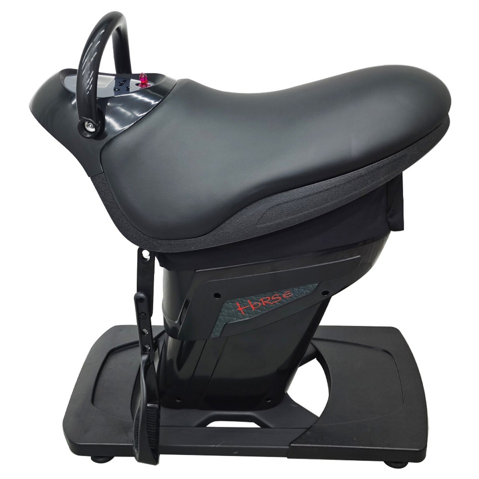 110V Black Horse Riding Machine Exercise Machine Electric Horse Riding ...