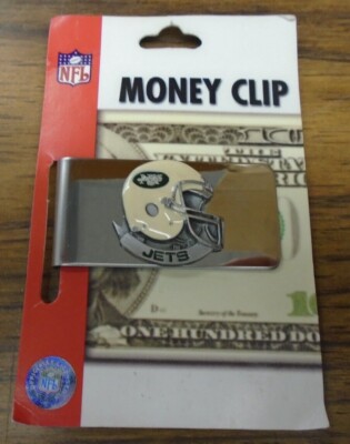NFL Money clips by Siskiyou Stainless Steel with a Pewter emblem