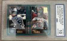 2001 Topps Traded #T99 Albert Pujols & Ichiro Suzuki RC – GME 10 CCG Graded