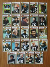 1979 Topps CINCINNATI BENGALS Cards - COMPLETE TEAM LOT -  24 Cards - EX to EXMT