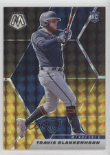 2021 Panini Mosaic Rookie Choice Black Gold Prizm 4/8 Travis Blankenhorn 0c6