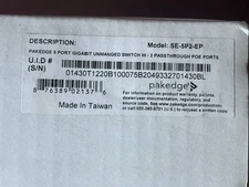 Pakedge Devices SE-5P2-EP 5 Port PoE Powered Gigabit Ethernet Switch (G101)