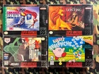 Lot of 4 SNES CIB Games – Lion King Kirby’s Avalanche Big Hurt Baseball Tested