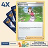 [4x PLAYSET] Aroma Lady 141/203 Evolving Skies - SWSH Pokemon TCG - Playable Set