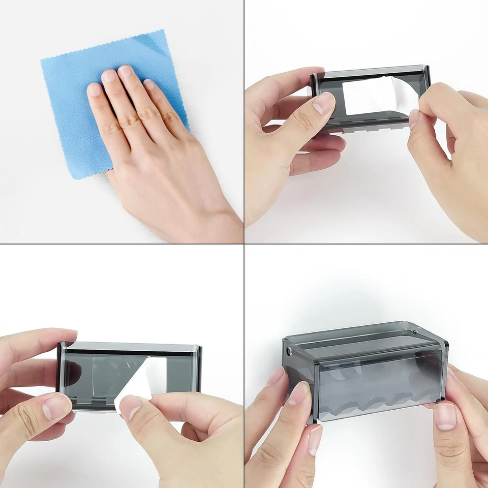 Soporte para Cepillo de Dientes Montado en la Pared con Cubierta para Baño, 4 Ranuras Cepillo de Dientes Stora Foto 3 de 4