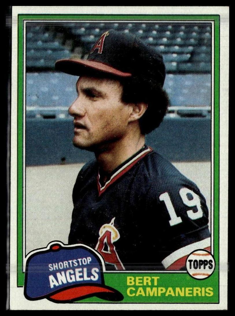1981 Topps #410 Bert Campaneris
