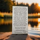New 2”X 3.5”  Thick Card Of St. Francis Of Assisi  With Prayer  — photo 2