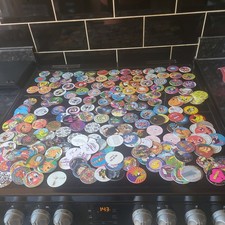 MASSIVE Vintage Bundle Lot  pogs, slammer whammers, chupa, zigs, millcaps etc