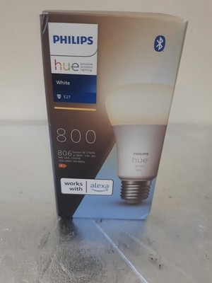 Philips Hue White A60 Smart LED Glühbirne [E27 Edison Schraube]