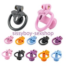New Resin Male Chastity Device Inverted Cage for Men Locking Belt with 4 Rings