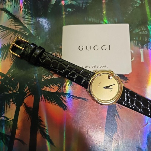 Vintage GUCCI 3600 Gold Dial Quartz Woman's Watch From JAPAN USED - Picture 6 of 10
