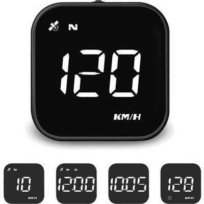 Auto Head Up Display GPS Tachometer 2 Zoll LCD Geschwindigkeit MPH KMH