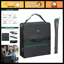 Portable Dog Playpen Storage Bag for RV Trips - Black, 1 Pack, Travel Essential