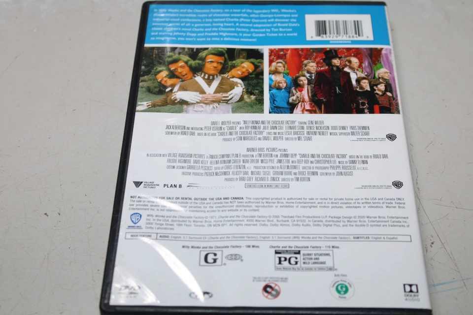 Willy Wonka and the Chocolate Factory / Charlie and the Chocolate DVD Open - Image 3 of 3