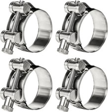 T-bolt Hose Clamps 304 Stainless Steel 26-28mm 4-pack - Heavy Duty Adjustab... T-bolt Hose Clamps 304 Stainless Steel 26-28mm 4-pack - Heavy Duty Adjustab...