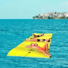 10ft 3 Layer Water Mat Floating XPE Water Pad Water Sports Recreation Relaxing