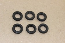 CORGY TOYS LOT 6 PNEUS . POUR CAMION ANCIEN . BEDFORD   DINKY TOYS . MAJOR TOYS