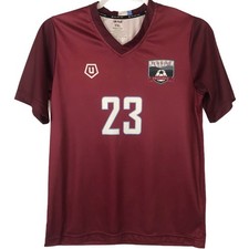 UN1TUS PENNINE United Prepared # 23 Maroon SOCCER JERSEY youth XL Sports