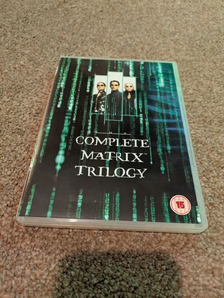 Complete Matrix Trilogy on DVD with Protective Sleeve Region 2 - Image 3 of 4