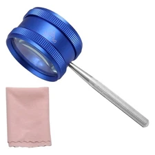 35x  Glass Reading Magnifier Lens Lightweight for Science Close