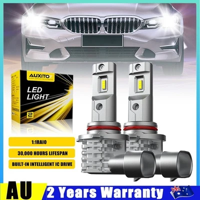 2Pc 9005 New Style LED Headlight Bulbs Lamp Replace Canbus Globe Plug&Play 6500K - image 1 of 4