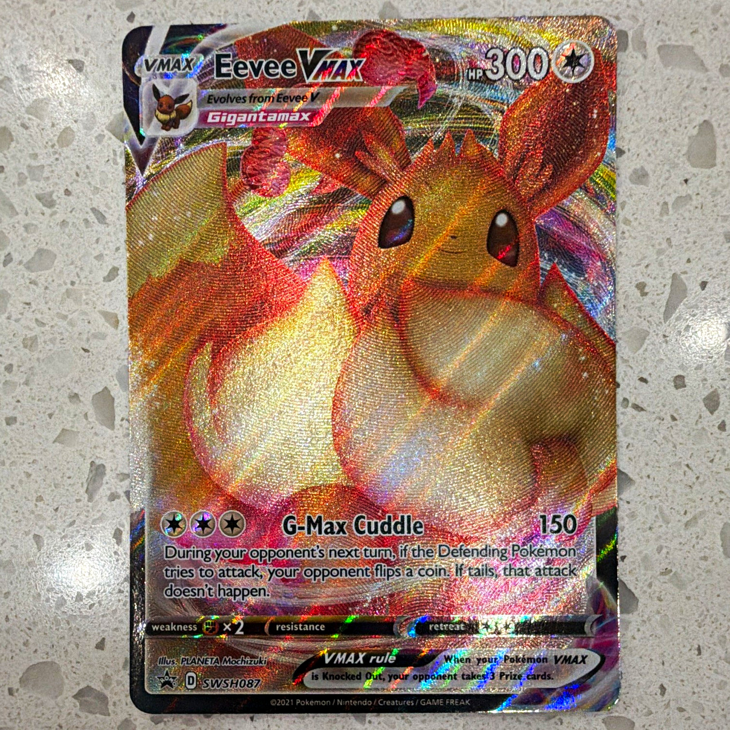 Eevee VMAX 300 HP (Promo) SWSH087 SWSH: Sword & Shield Promo Holo
