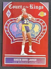 Kareem Abdul-Jabbar 2023-24 Panini Phoenix Court of the Kings Red /125 #7