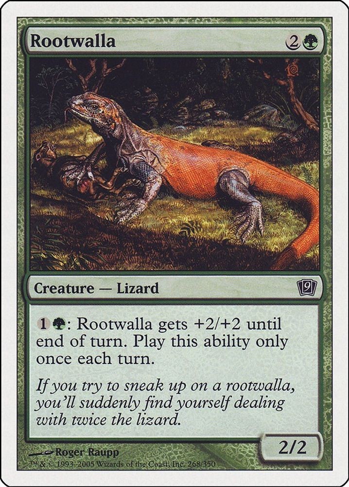 2005 Magic: The Gathering: 9th Edition - Rootwalla (#268, Common, Near Mint)