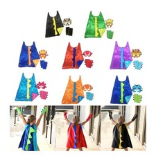 Dinosaurier Kost&uuml;m Cape Cosplay Armband Handschuhe Verkleiden f&uuml;r Film Thema B&uuml;hne