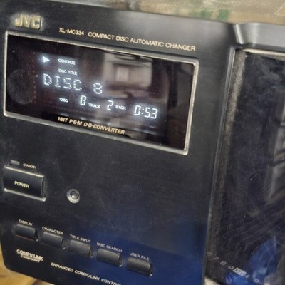 JVC XL-MC334 Automatic 200 CD Changer W/ Power Cable Remote & CD