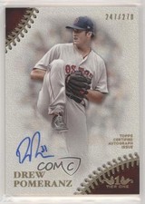 2018 Topps Tier One Prime Performers 247/270 Drew Pomeranz #PPA-DRP Auto 6u5