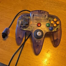 Nintendo 64 Wired Atomic Purple ControllerErgonomic 6ft Cable