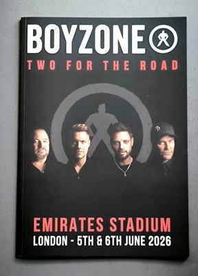 Boyzone 2026 Emirates Stadium Two For The Road Programme 