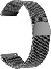 Milanese Watch Bands Quick Release Sport Metal Mesh Magnetic 18MM, Space Grey 