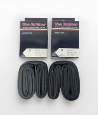 Two 2 - Vee-Rubber 27 x 1-1/4" Schrader Valve 32mm Road Bicycle Inner Tubes