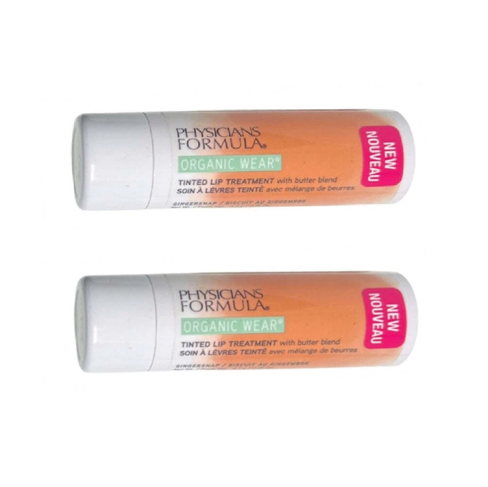 Pack of 2 Physicians Formula Organic Wear Tinted Lip Treatment, Gingersnap  - Image 2 of 4