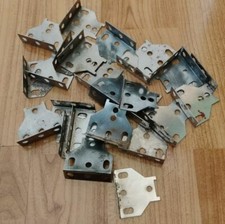 Gilbert Erector Set 1930's Part P-79 Nickel Plated Steel Car Truck Lot of 24